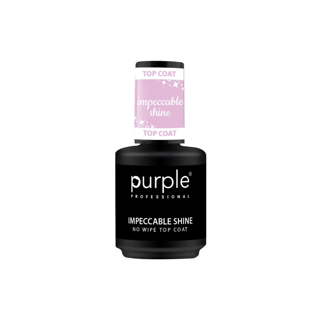 PURPLE - Impeccable Shine Top Coat Sem Goma - 15ml